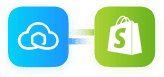 Sendcloud and Shopify logo integration