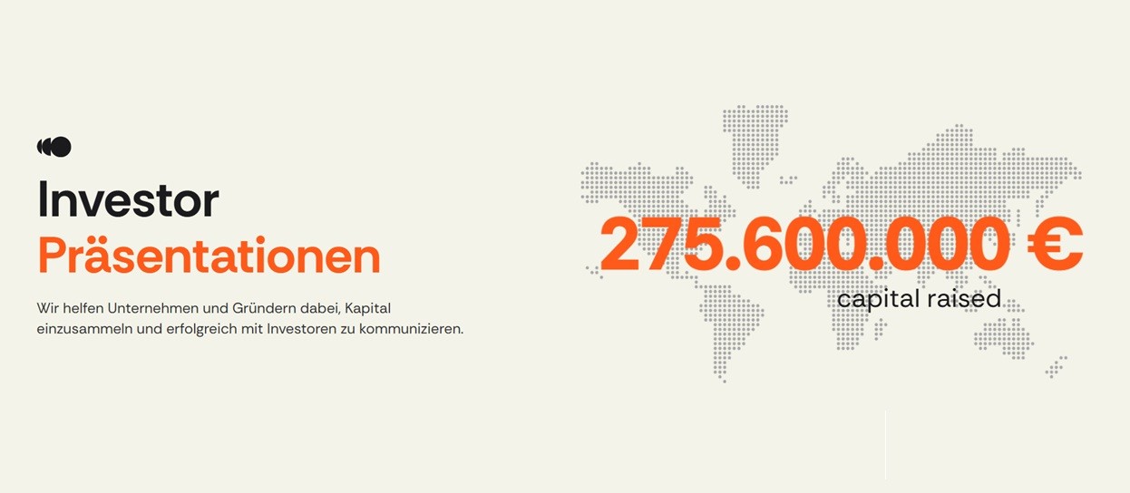 Das Ergebnis: Unsere Kunden haben auf diesem Weg über 275 Millionen Euro an Kapital gesichert