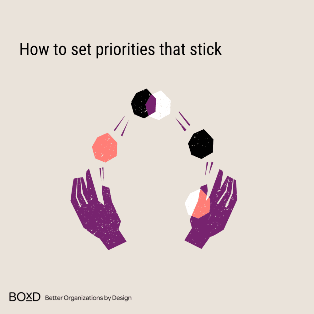 How to set priorities that stick