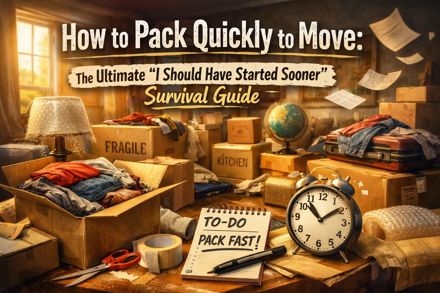 How to Pack Quickly to Move
