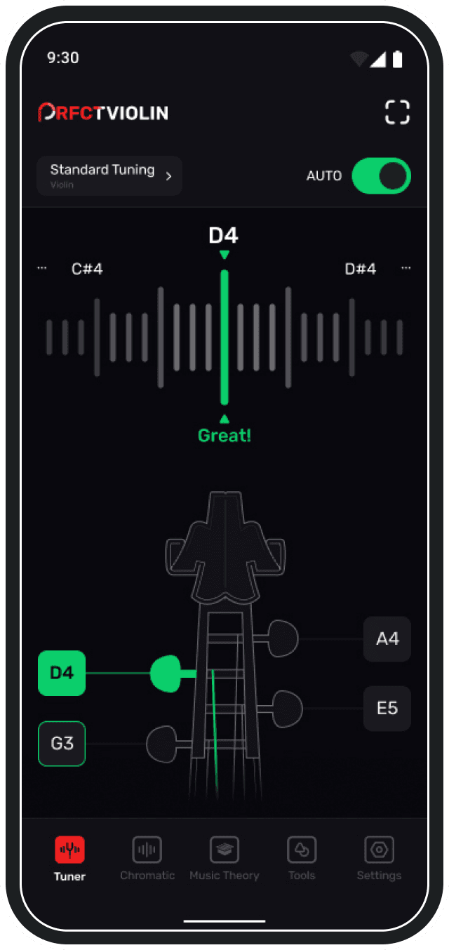 Tuner Violin Tuning app