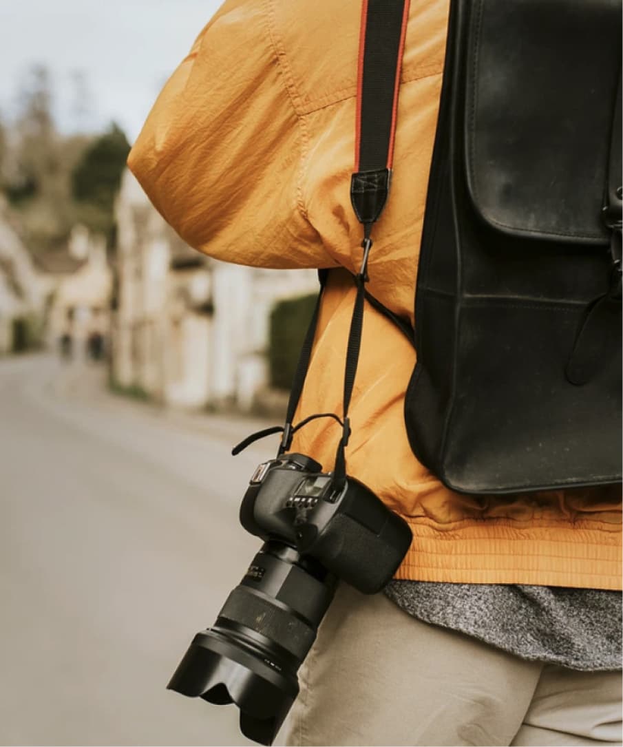 Photographer with the camera