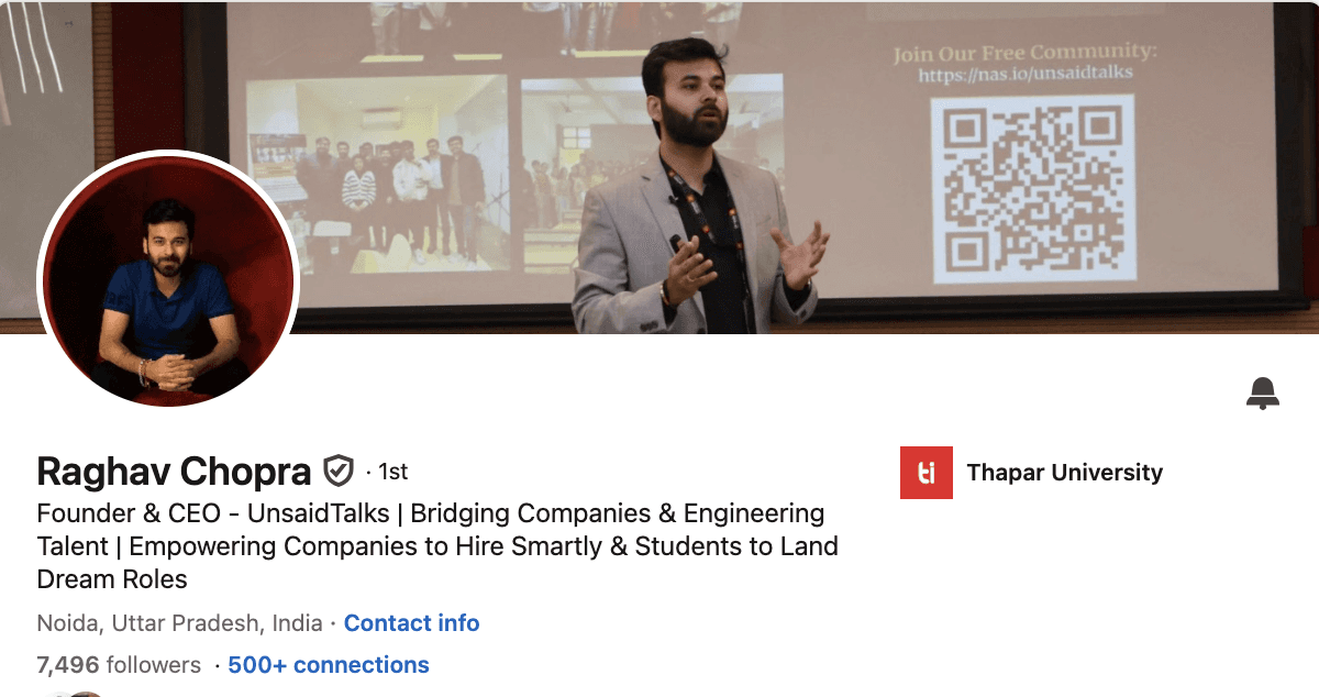 Michael Carter in a dark background