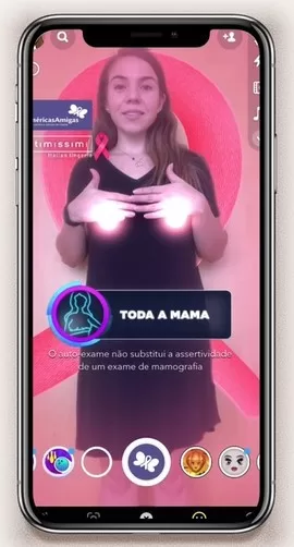 Intimissimi, ONG América Amigas e Snapchat