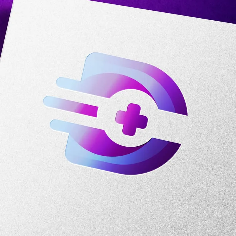 Design portfolio project showing " Digital Care Logo design by Jeffrey Hakim, a Kentucky digital illustrator, showcasing UI/UX and graphic design expertise." designed by Jeffrey Hakim