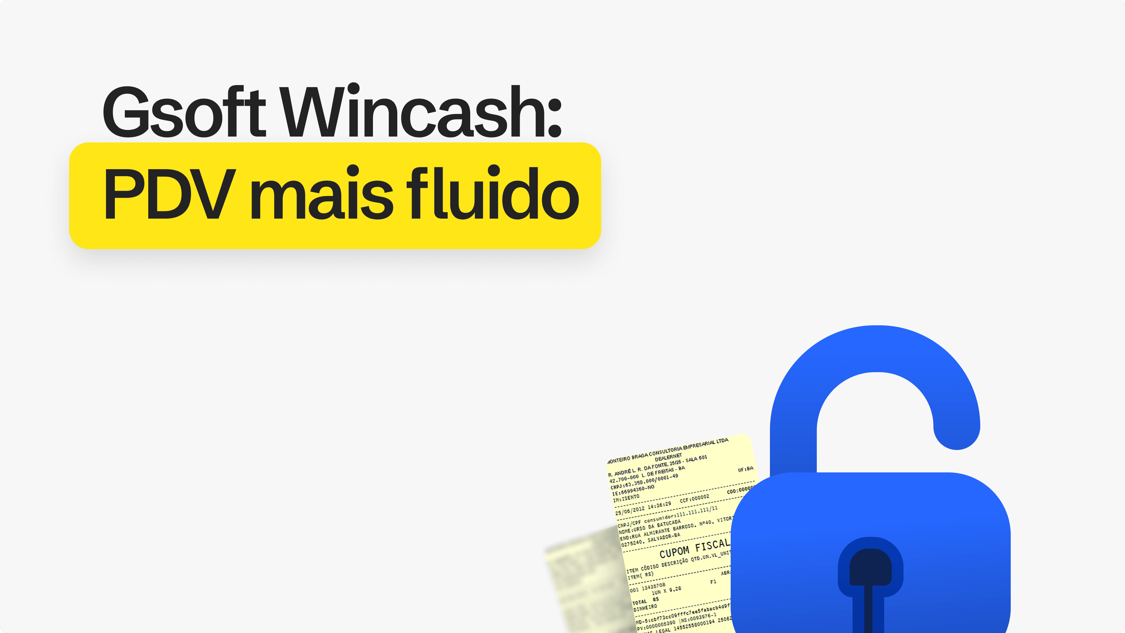 Gsoft Wincash PDV mais fluido