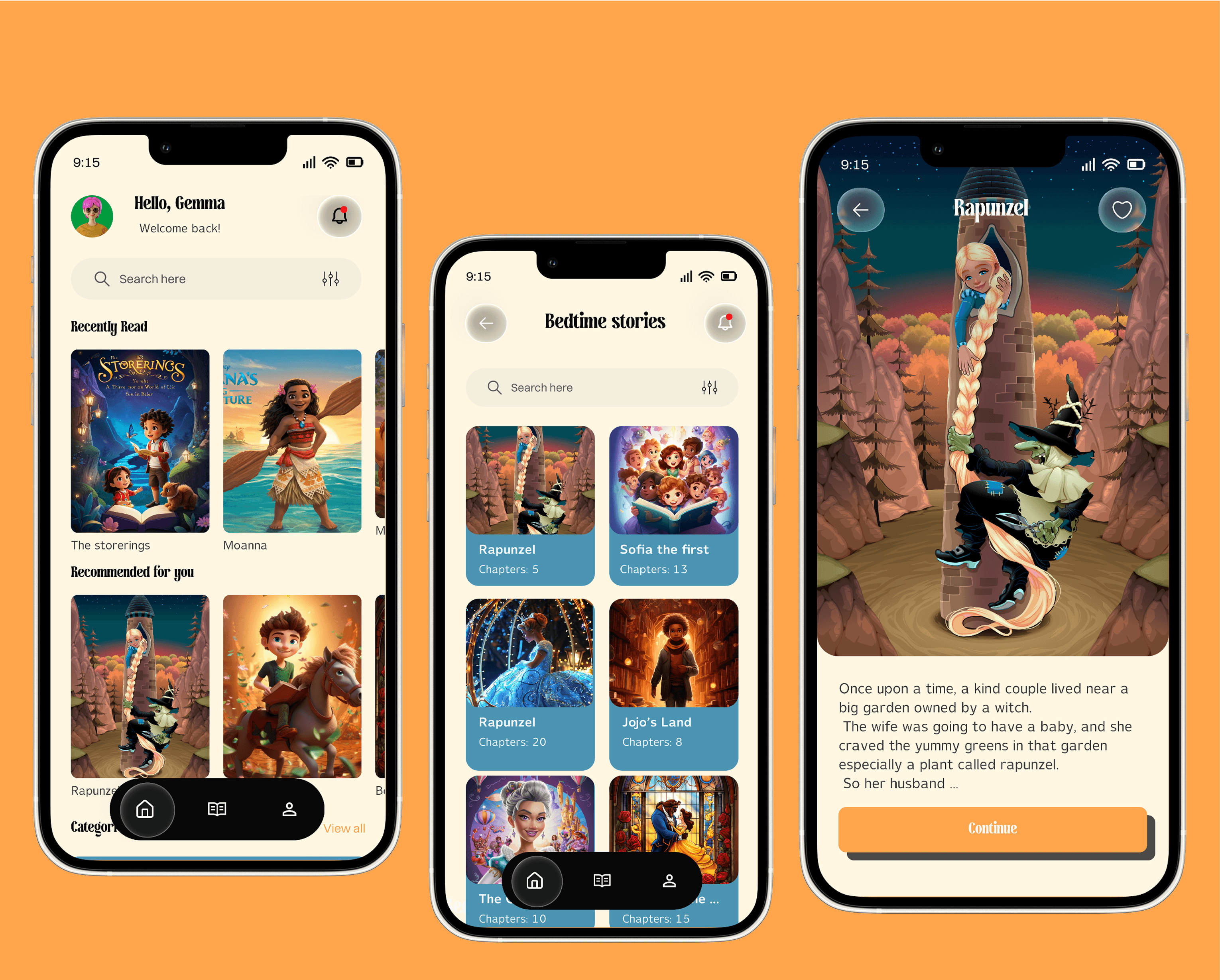 StoryNest Mobile app