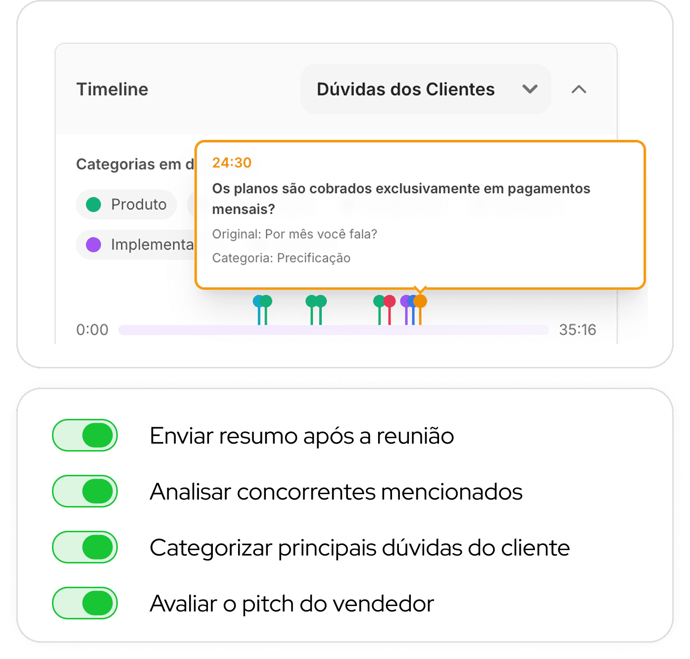 An image of Dreelio's in app customization feature