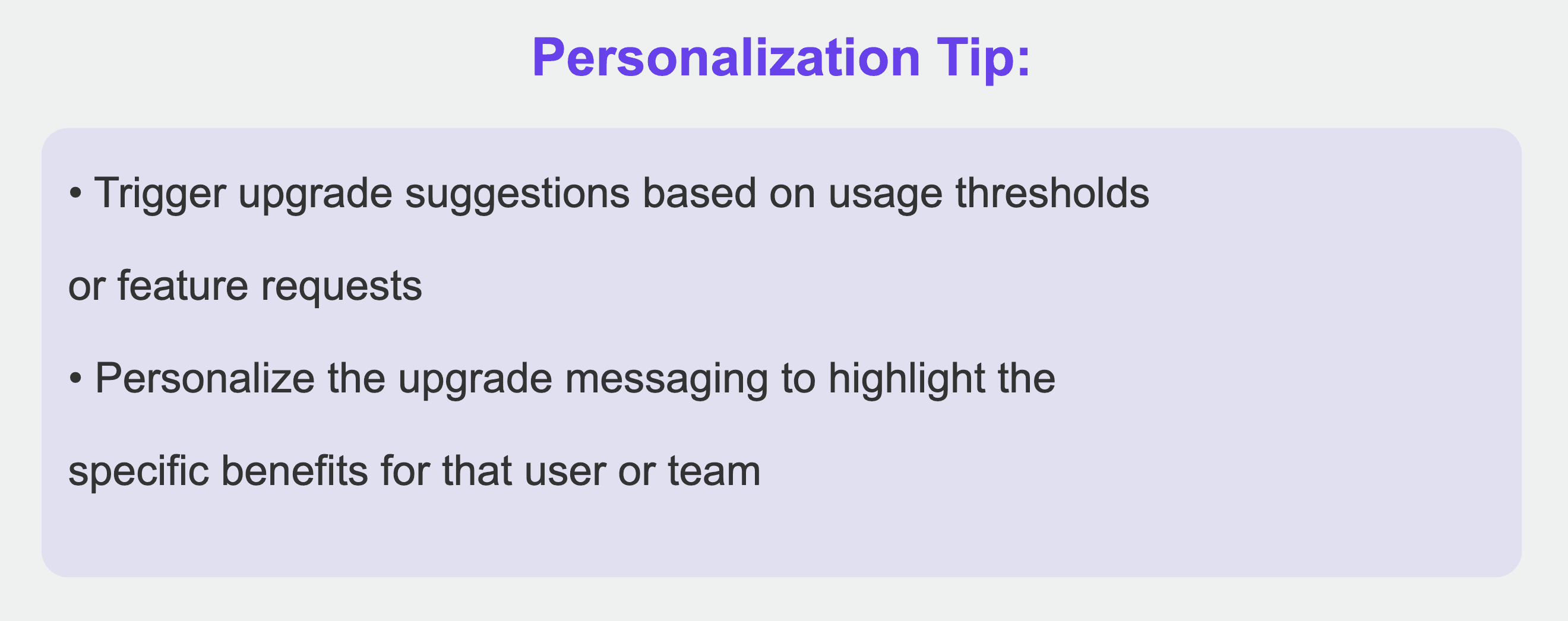 Expansion Personalization Tips