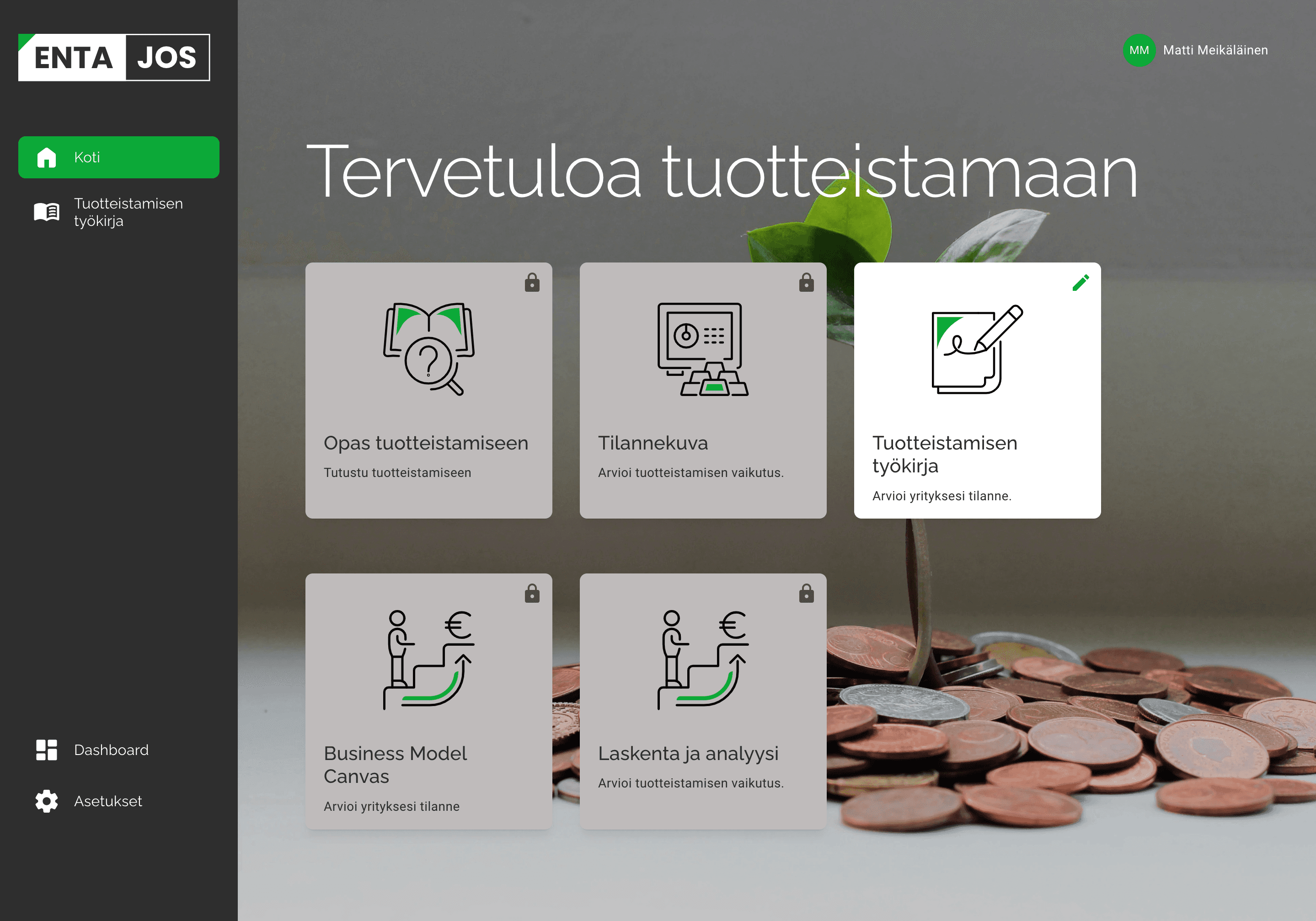 Mindhive ESYK EntäJos-tuotteistamisalusta