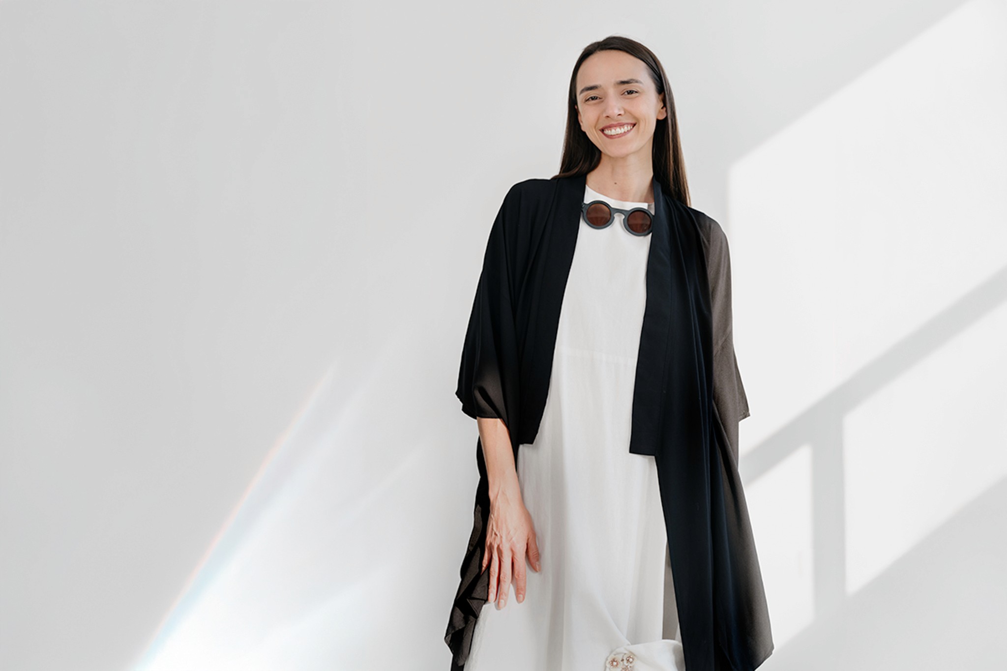 Dynamic picture of a cyclist riding downhill