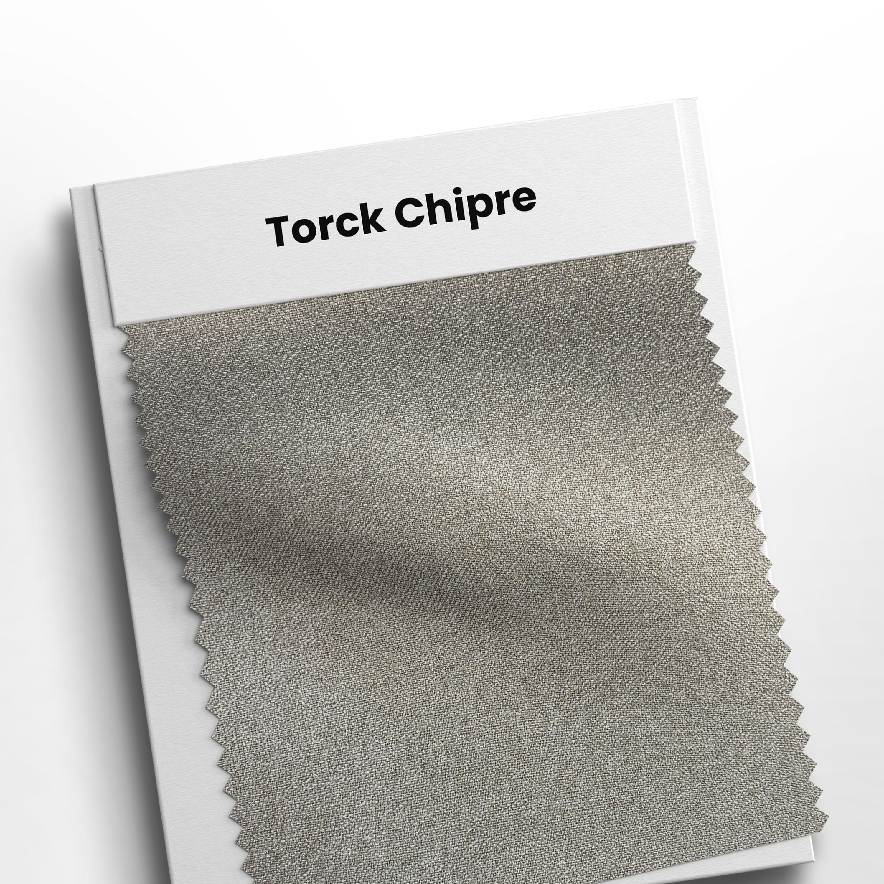 Mostruario de tecido Torck Chipre cor 08 Bege 