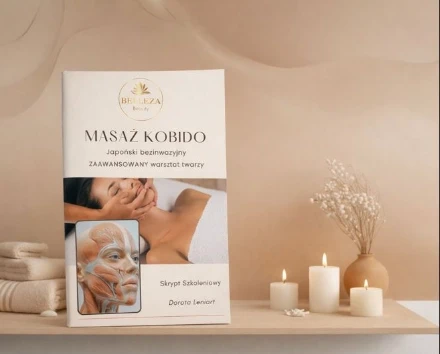 Materiały szkoleniowe do masażu Kobido – skrypt i plansze do nauki techniki masażu twarzy