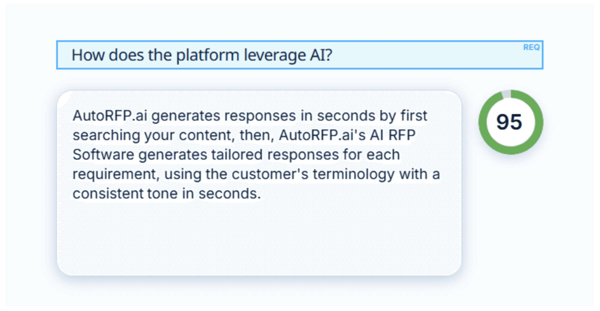 generate first drafts in seconds