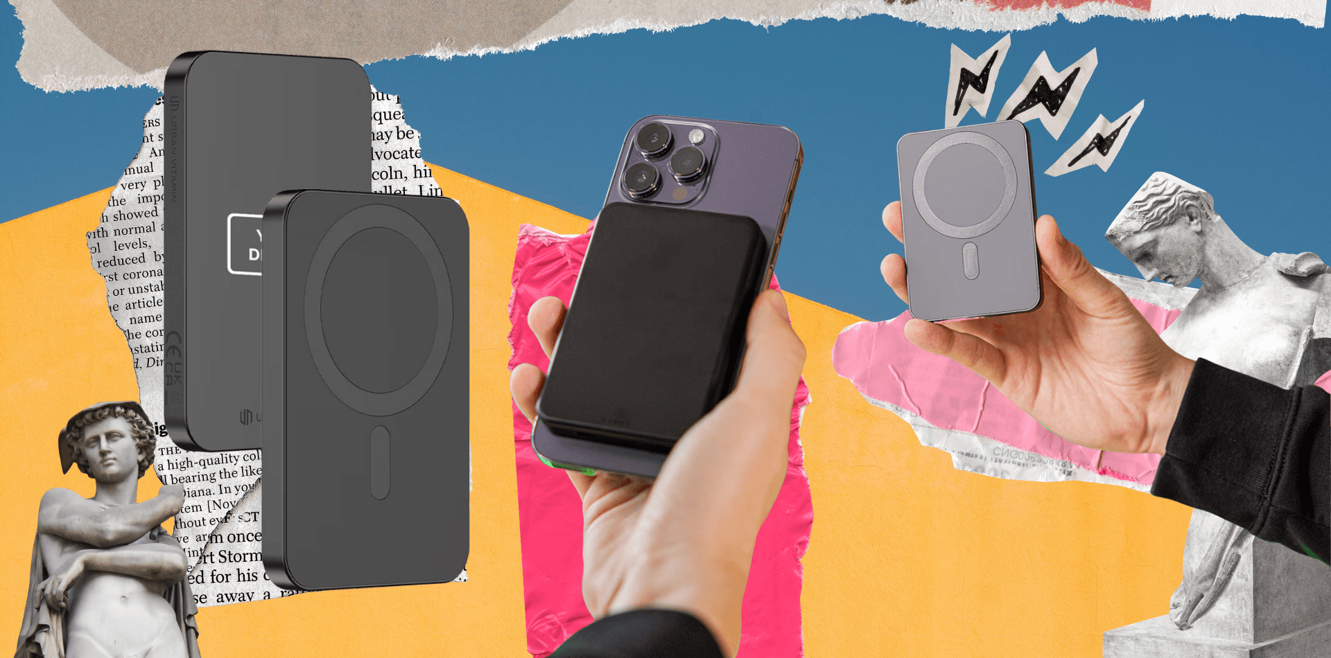 Magnetic 5000 mAh Wireless Powerbank
