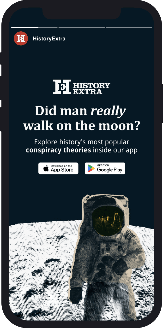 HistoryExtra - Social ad - conspiracy theories Moon