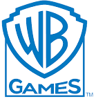 WB Games logo - blue shield with WB letters and GAMES text