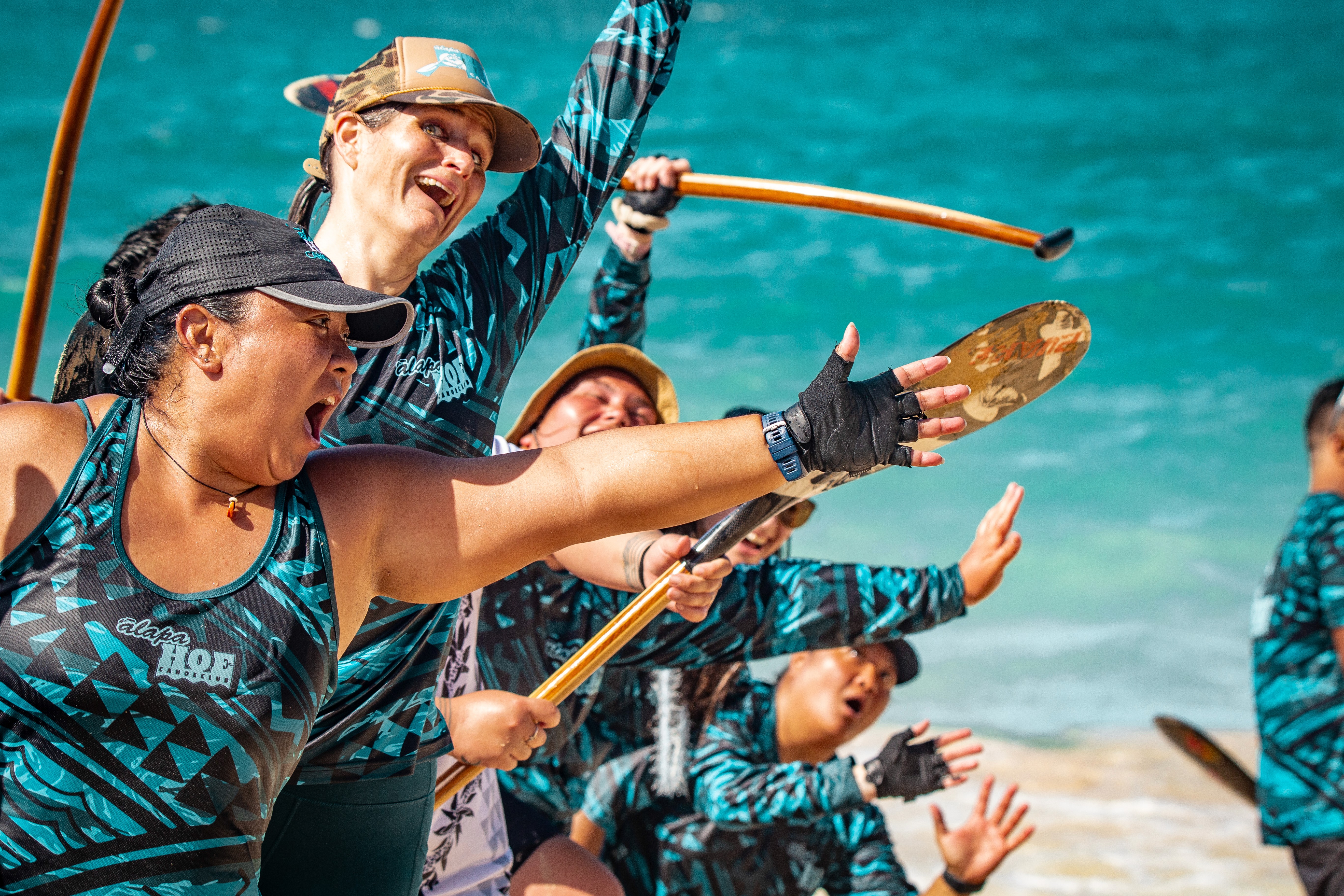 Man doing stunt at beach