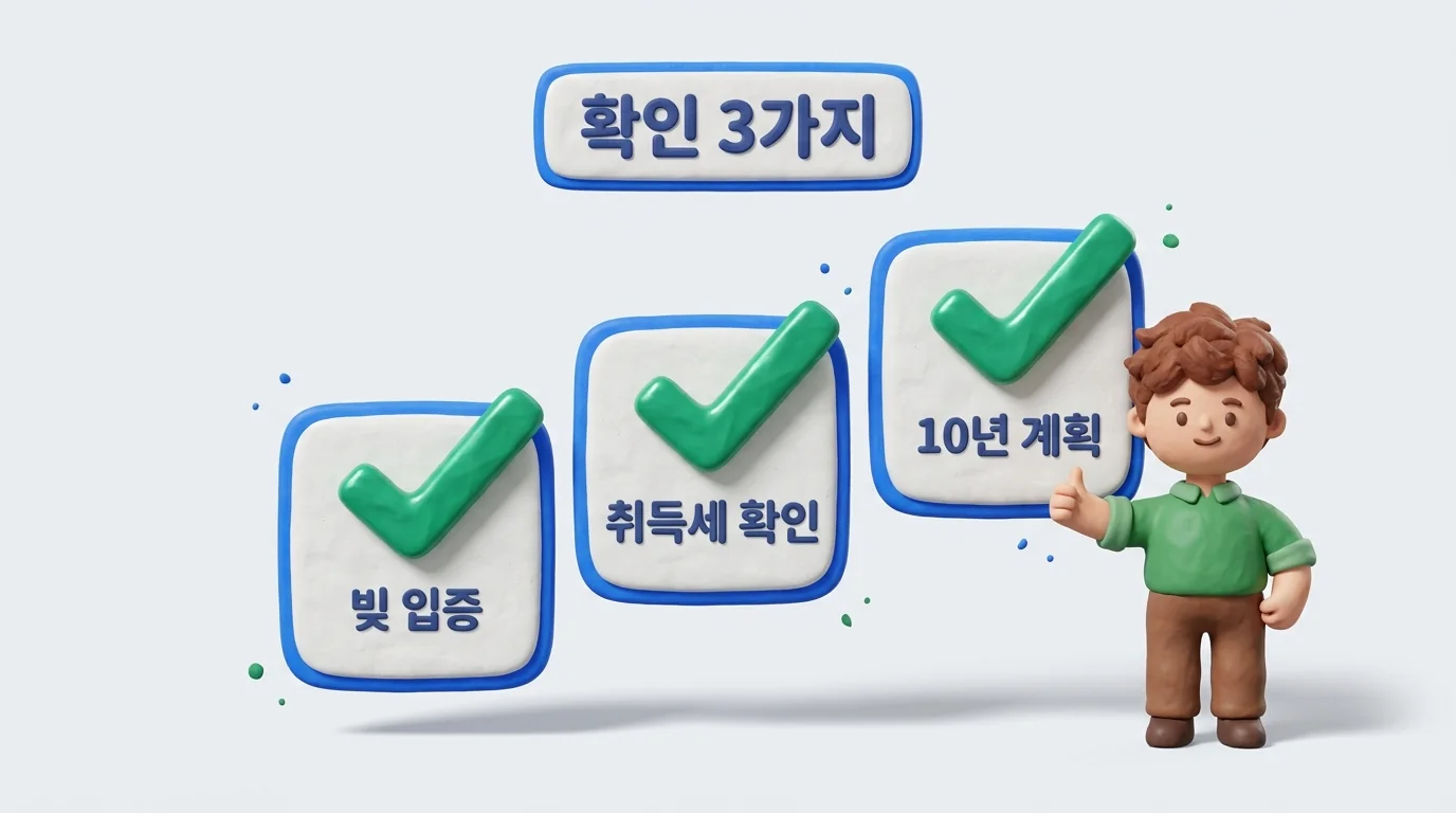 부담부증여 전 확인 3가지 체크리스트: 빚 입증, 취득세 확인, 10년 계획