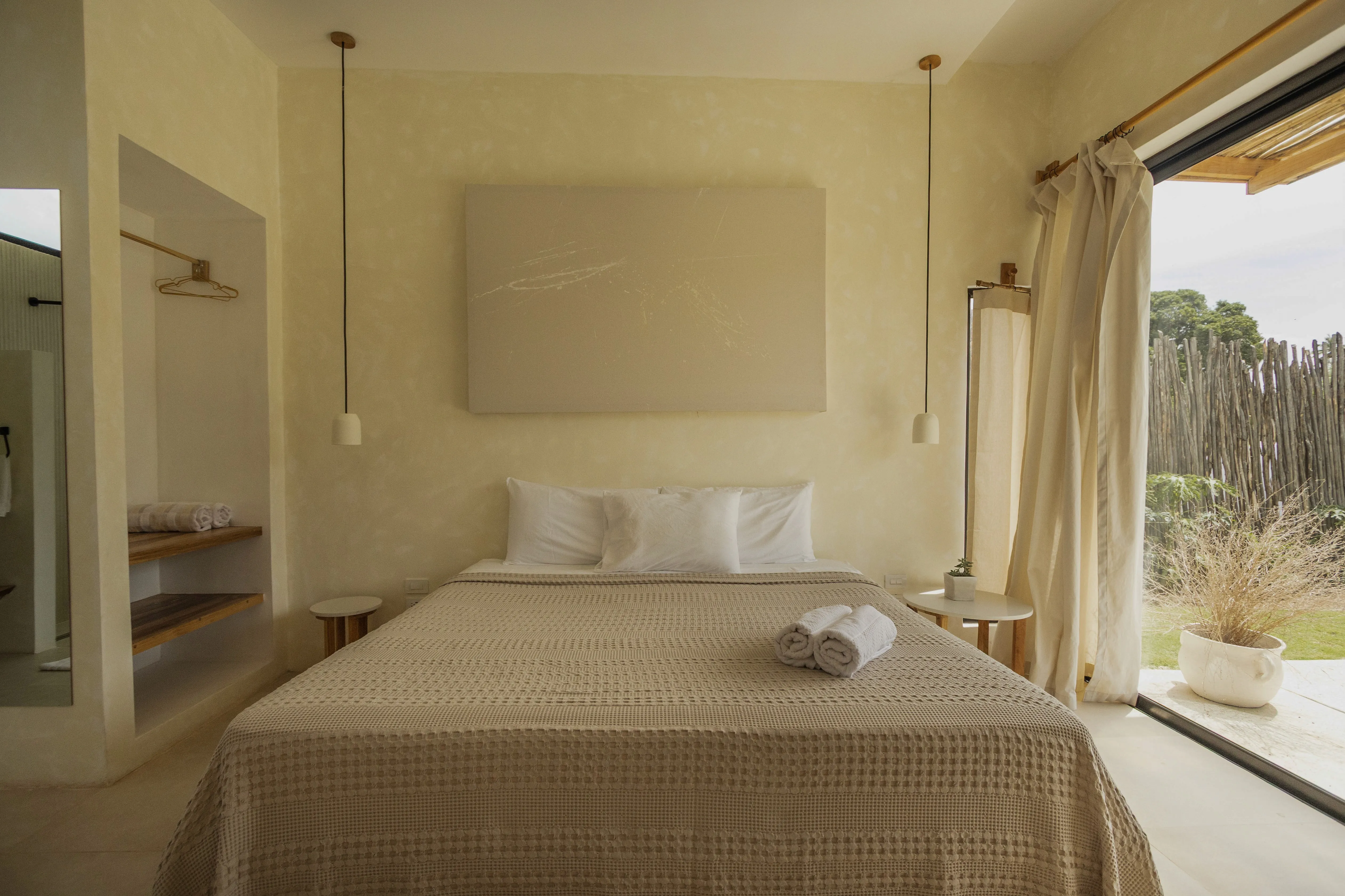 PO Houses tropical residential project by Costa Architecture, Popoyo Nicaragua —bedroom