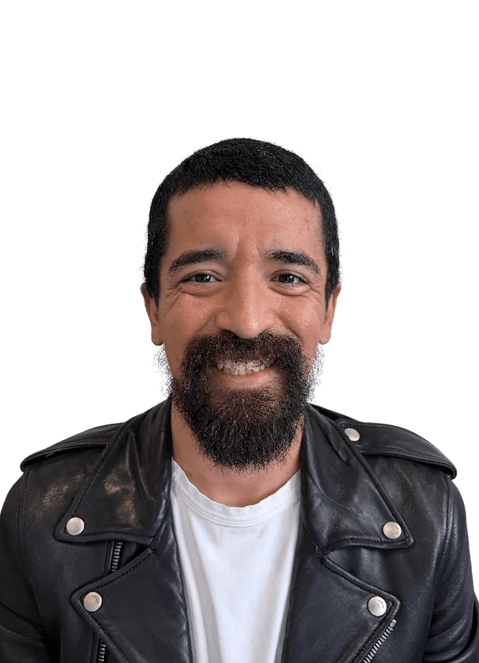 Close-up portrait of a person