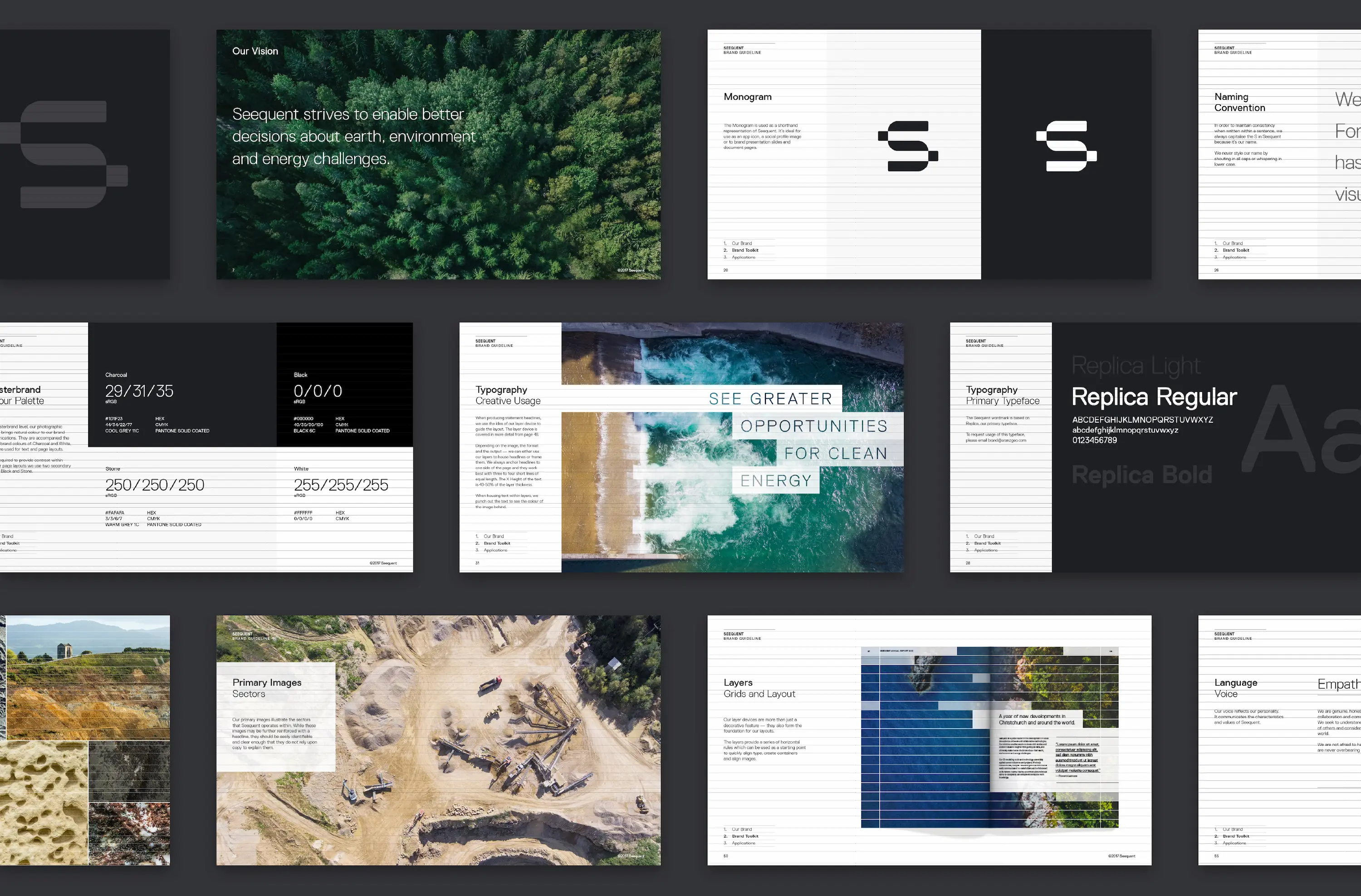 Image of Brand Identity work for Seequent