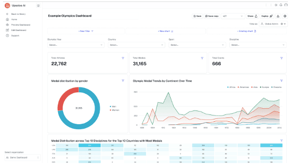 Upsolve AI Dashboard Example