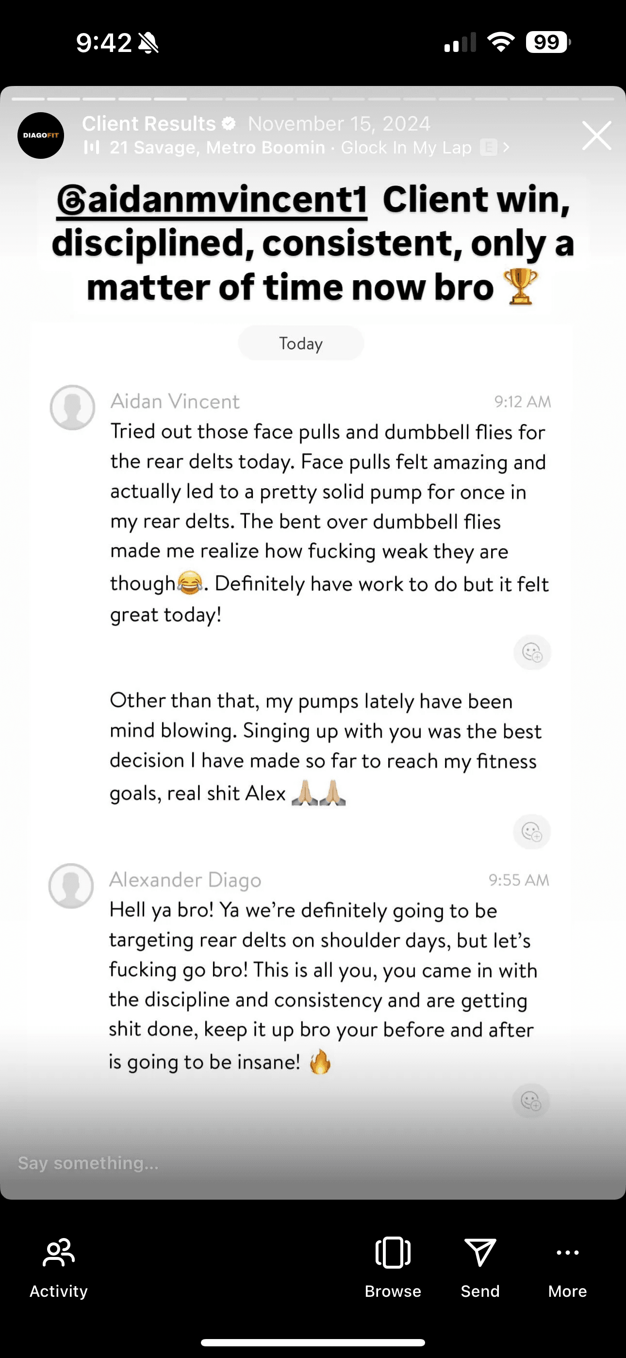 Diagofit conversation 4