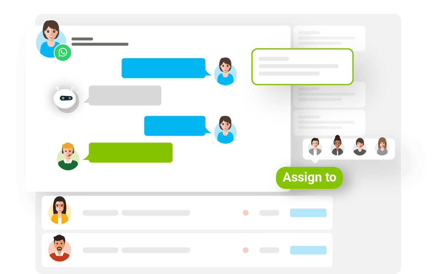 Stapel bunter Aktenordner und Dokumente – steht für hohe Informationsdichte und Automatisierung von Routineaufgaben durch mercury.ai