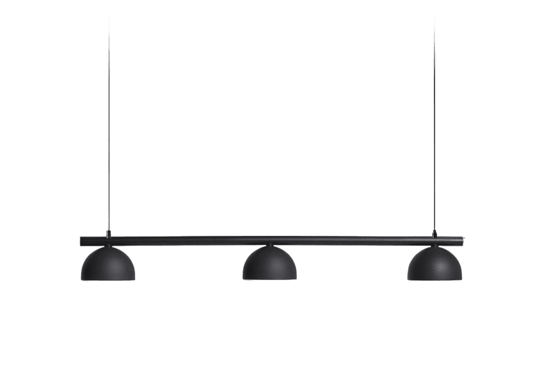 a part of the black headphone