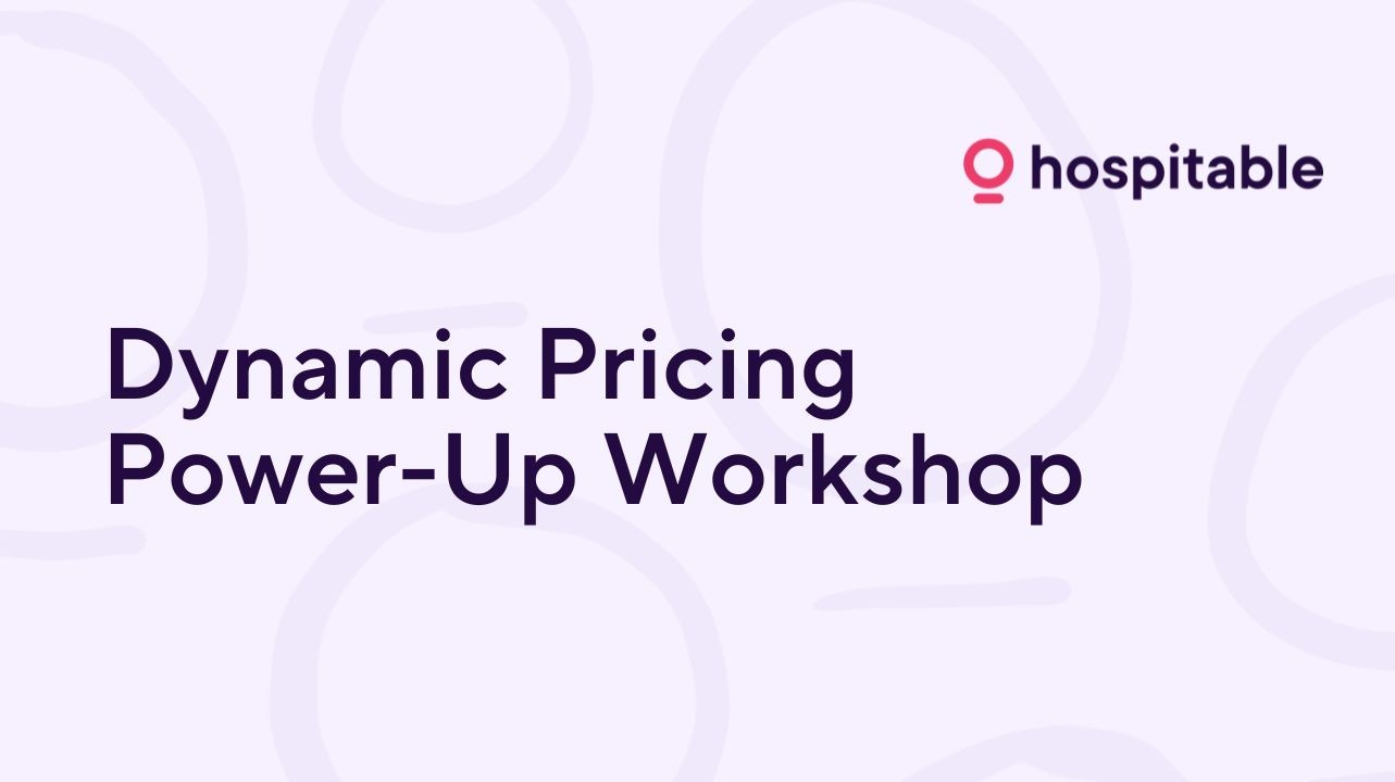 dynamic pricing workshop