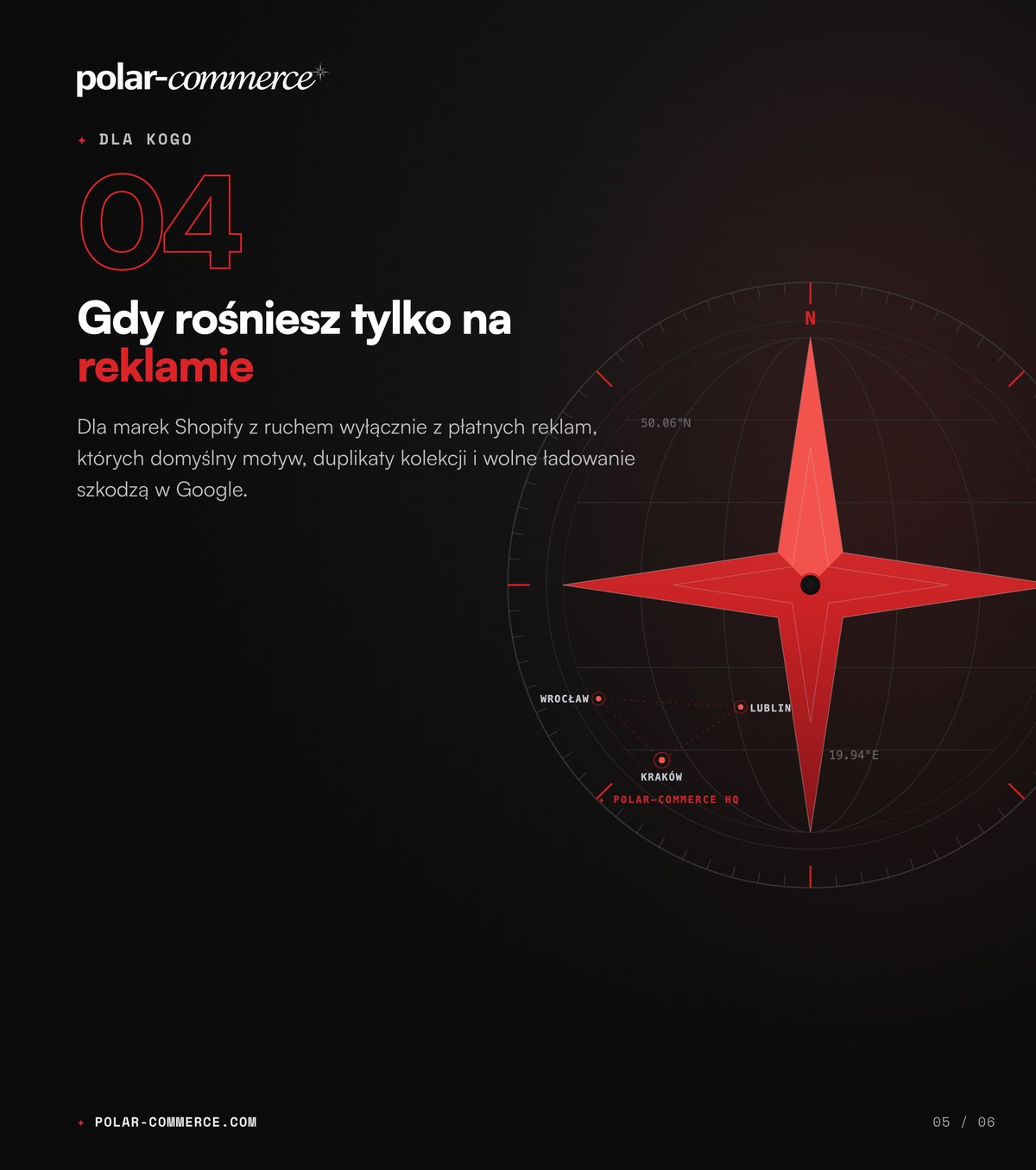 Gdy rośniesz tylko na reklamie — Polar-Commerce