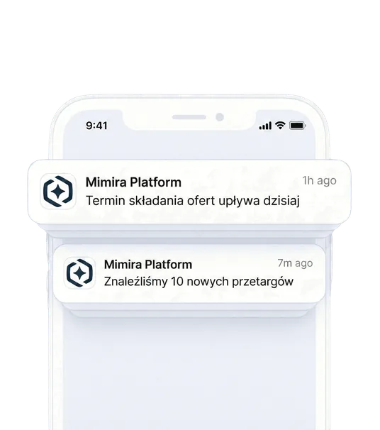 Powiadomienia o przetargach