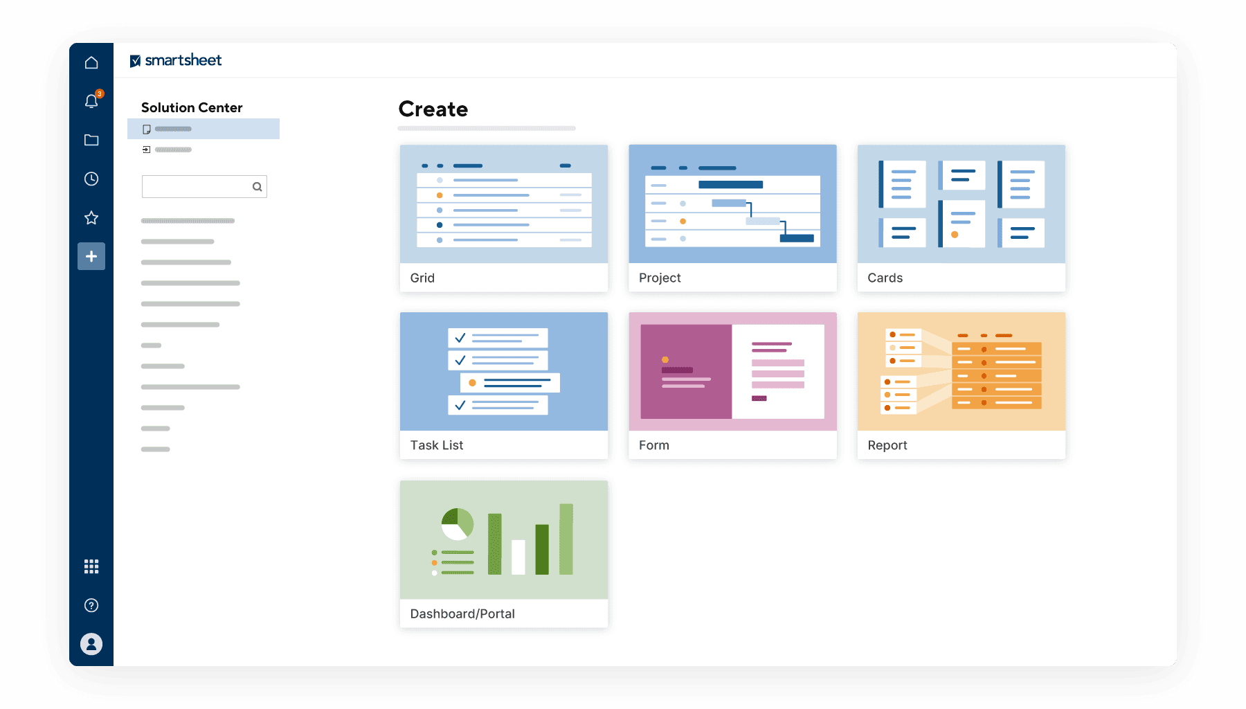 Control Center Smartsheet