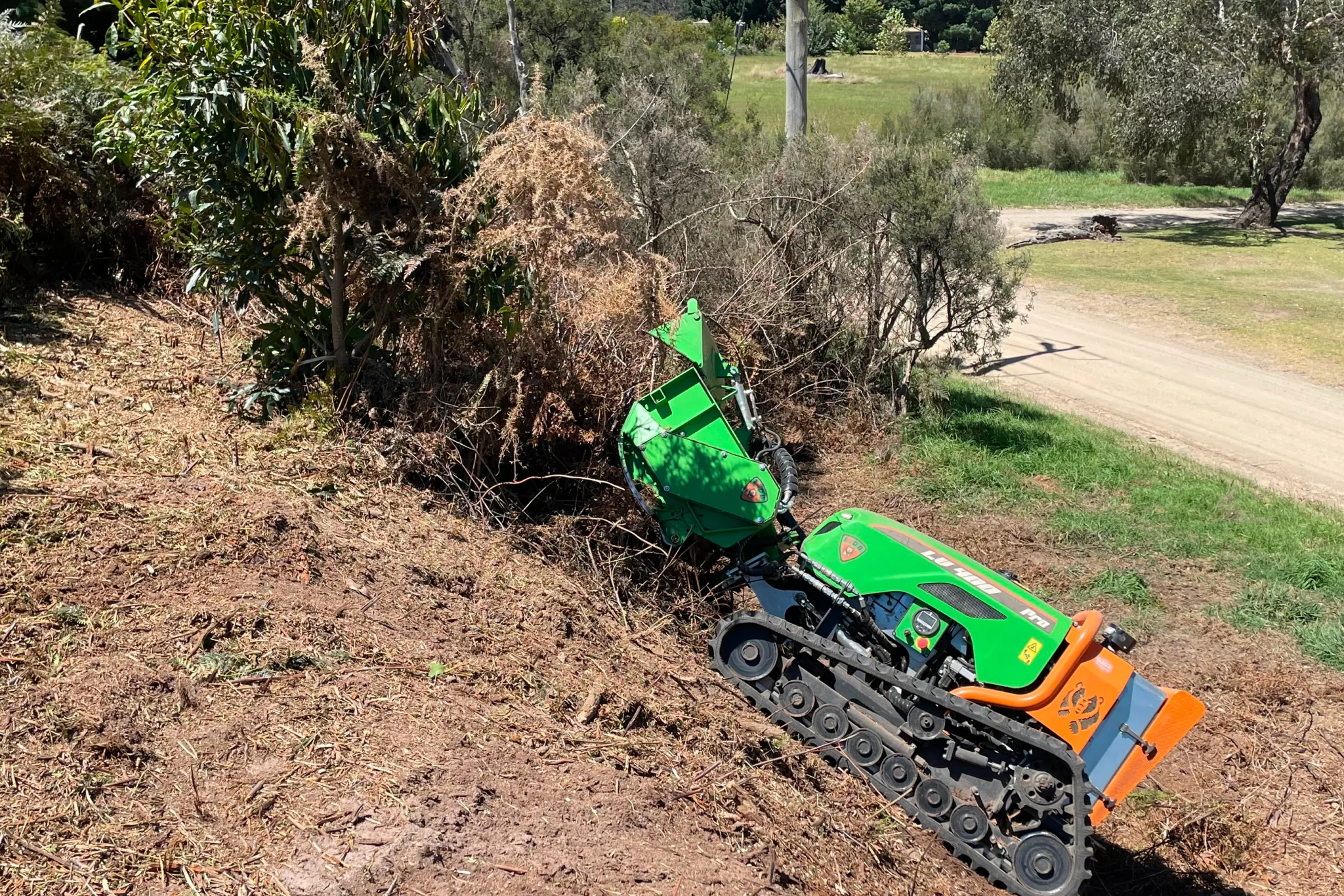 The Green Climber Mowing Lawns