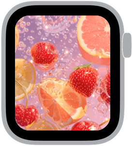 fruit float Apple Watch face preview 2 featuring 4th of july and summer.