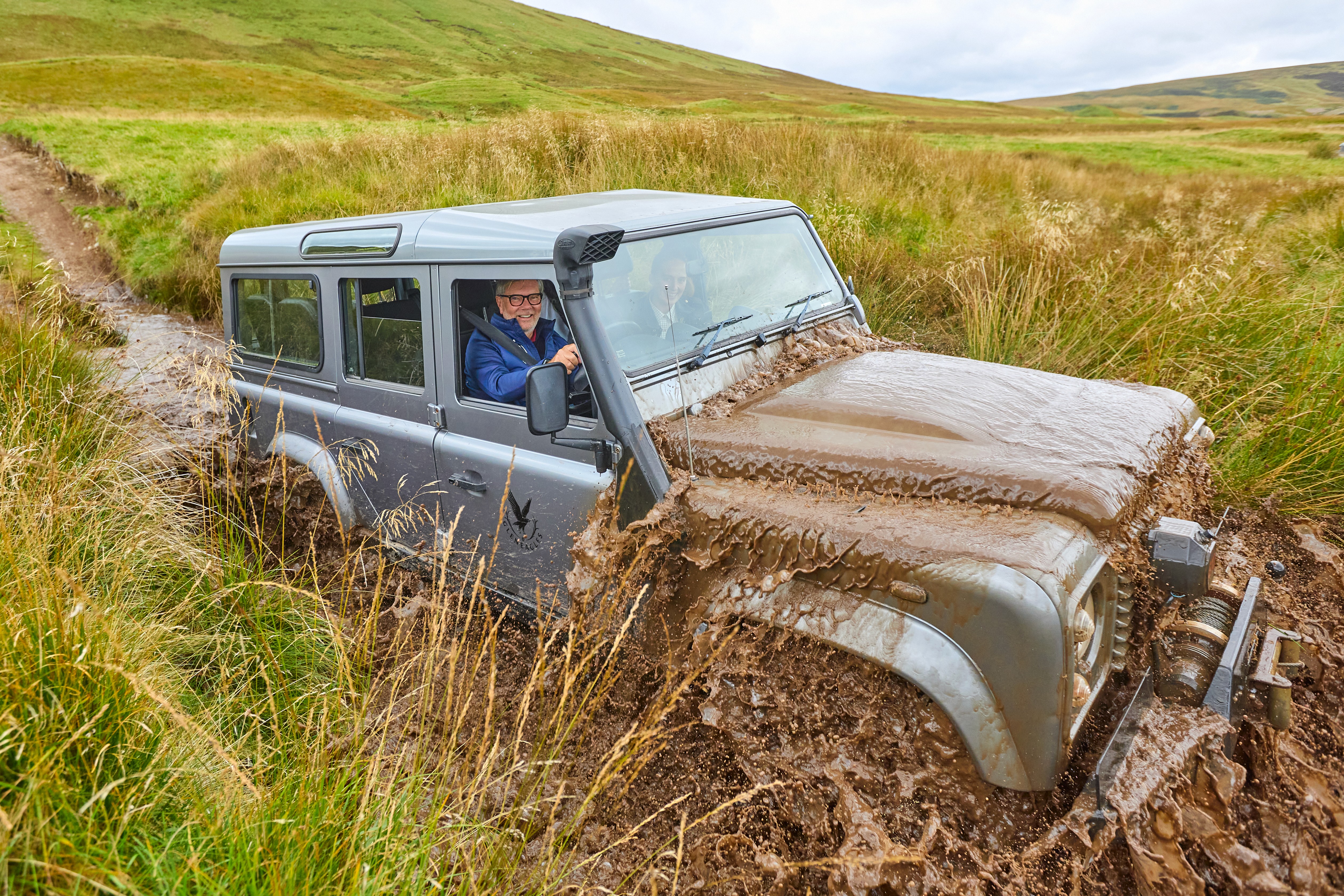 Off-road experience at Gleneagles –  luxury event photography, Paul Severn.