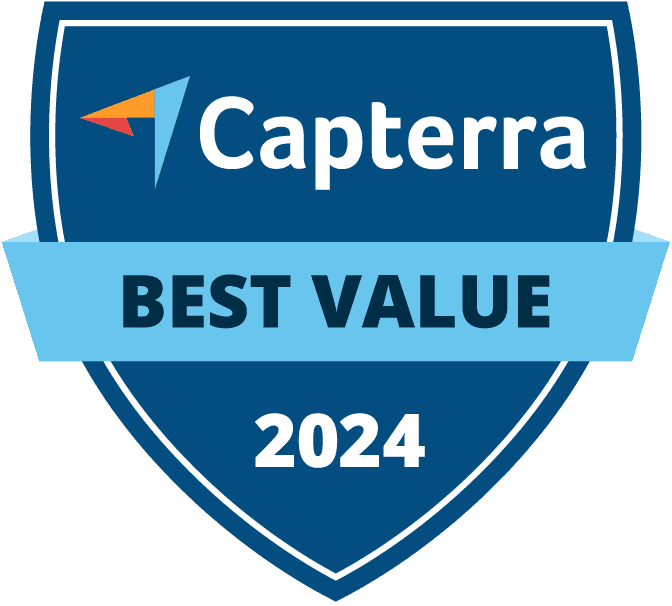Capterra Best Value Badge 2024