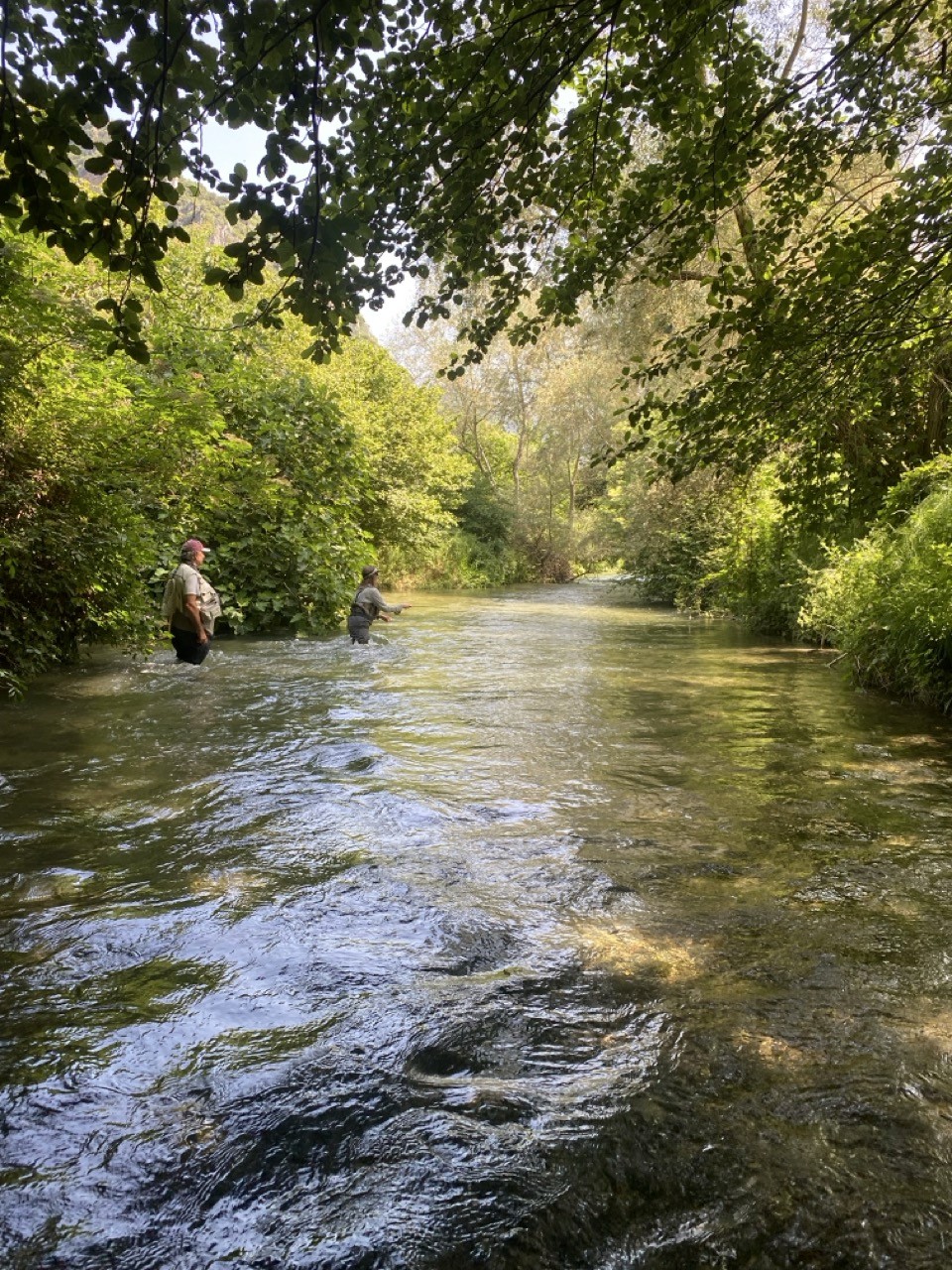 fly fishing in umbria