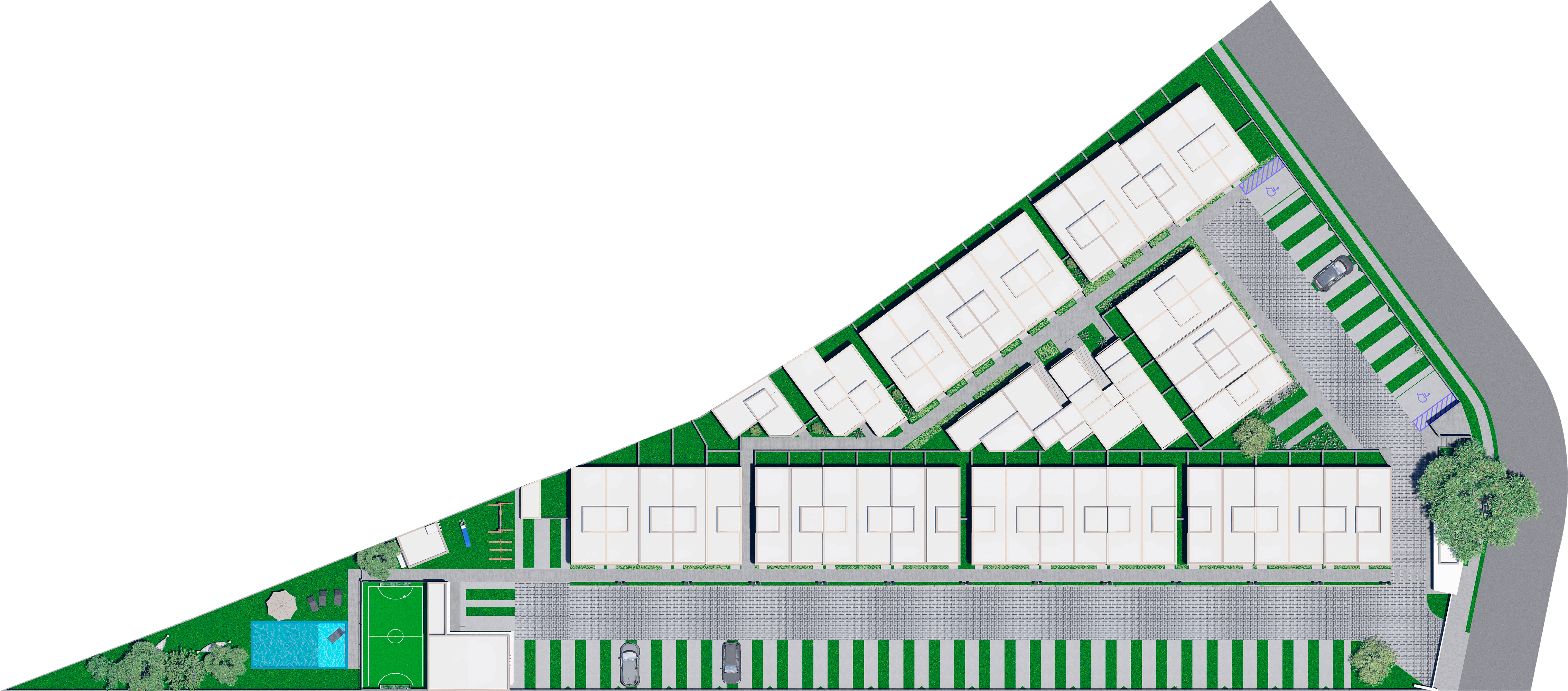 Garden Houses Implantação de Casas