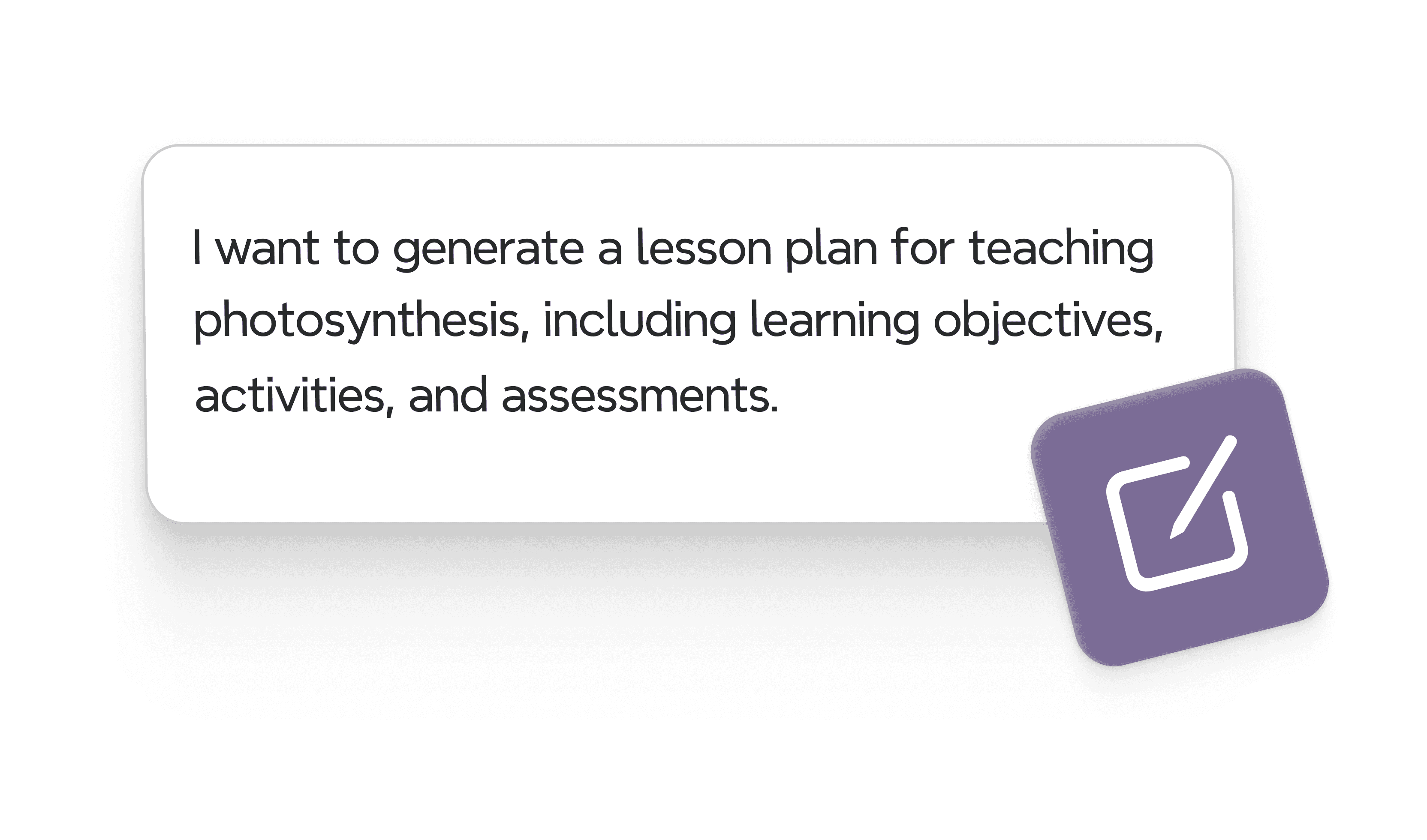 Введите тему в генератор плана урока ИИ, чтобы создать структурированный план урока