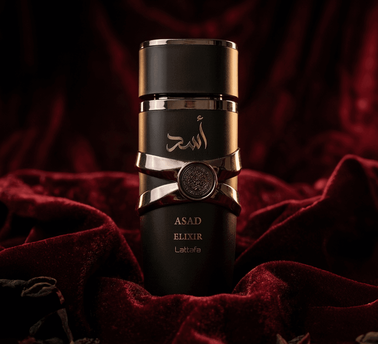 LATTAFA ASAD ELIXIR — AI Ads (AI Ad — Perfume) project by S. Vysak