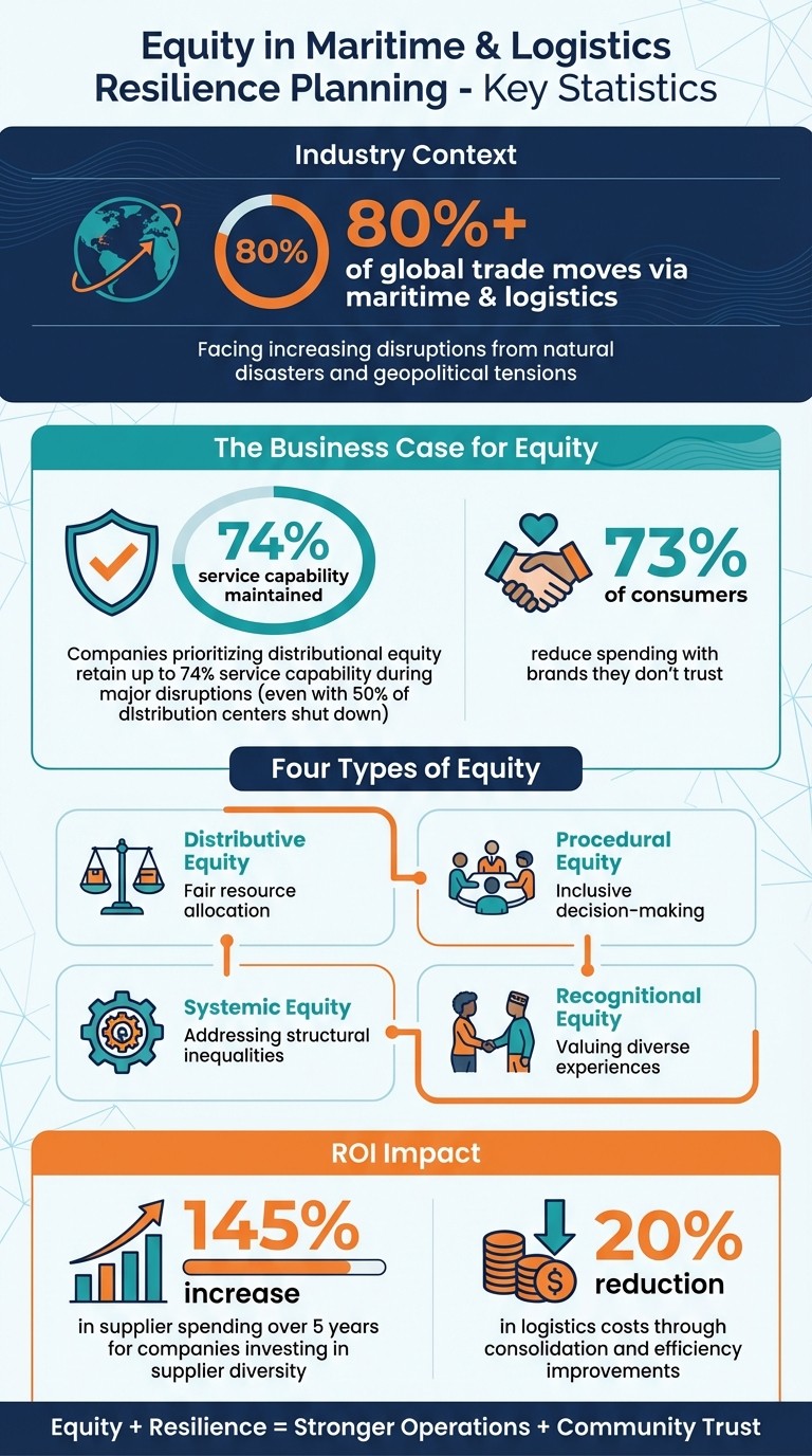 Key Equity Statistics in Maritime Logistics Resilience Planning
