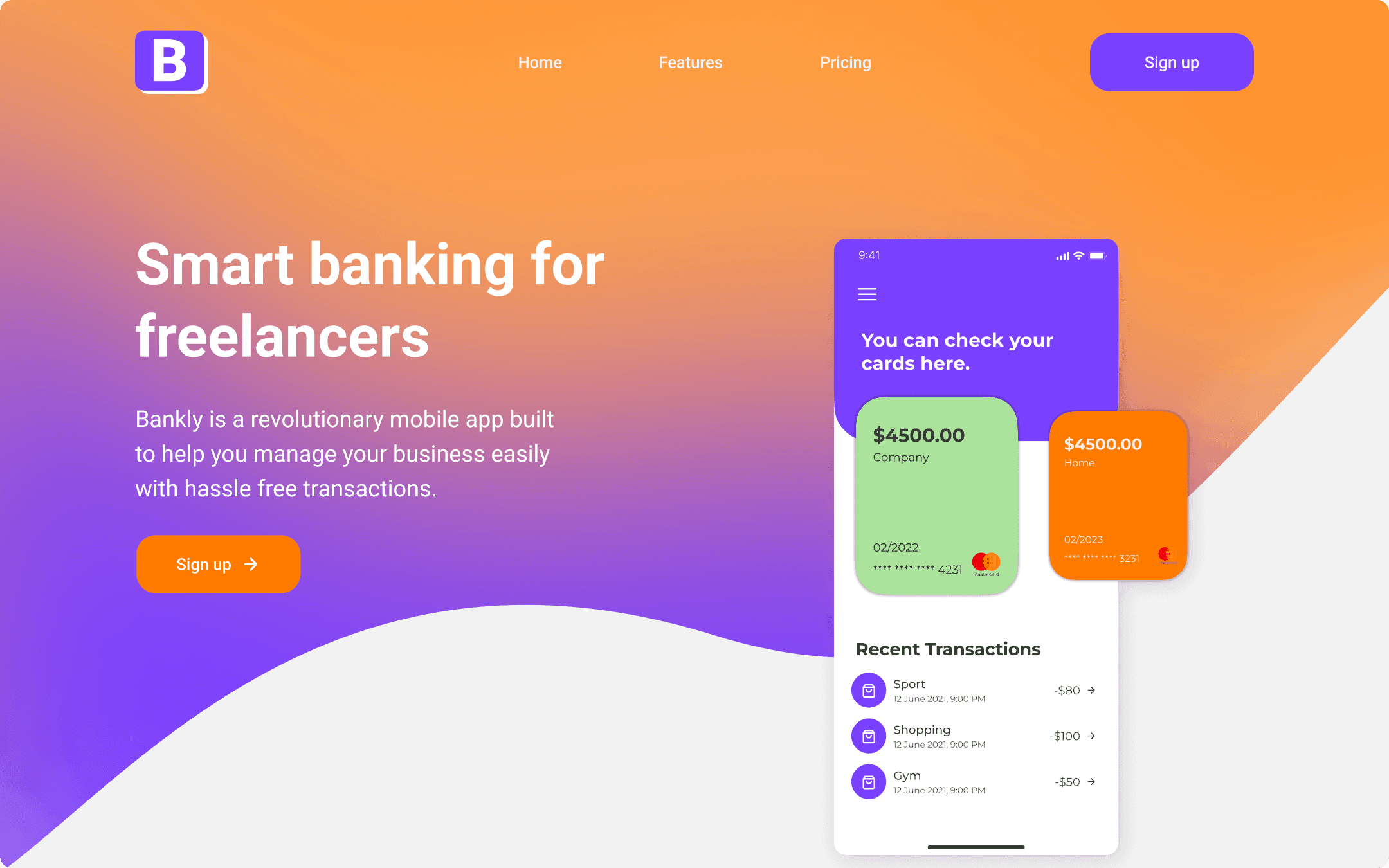 Bankly project image