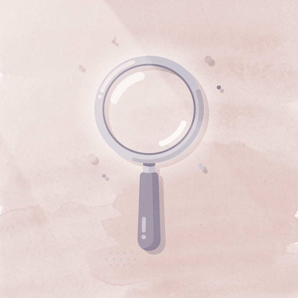 Magnifying glass icon representing diagnostic baseline analysis