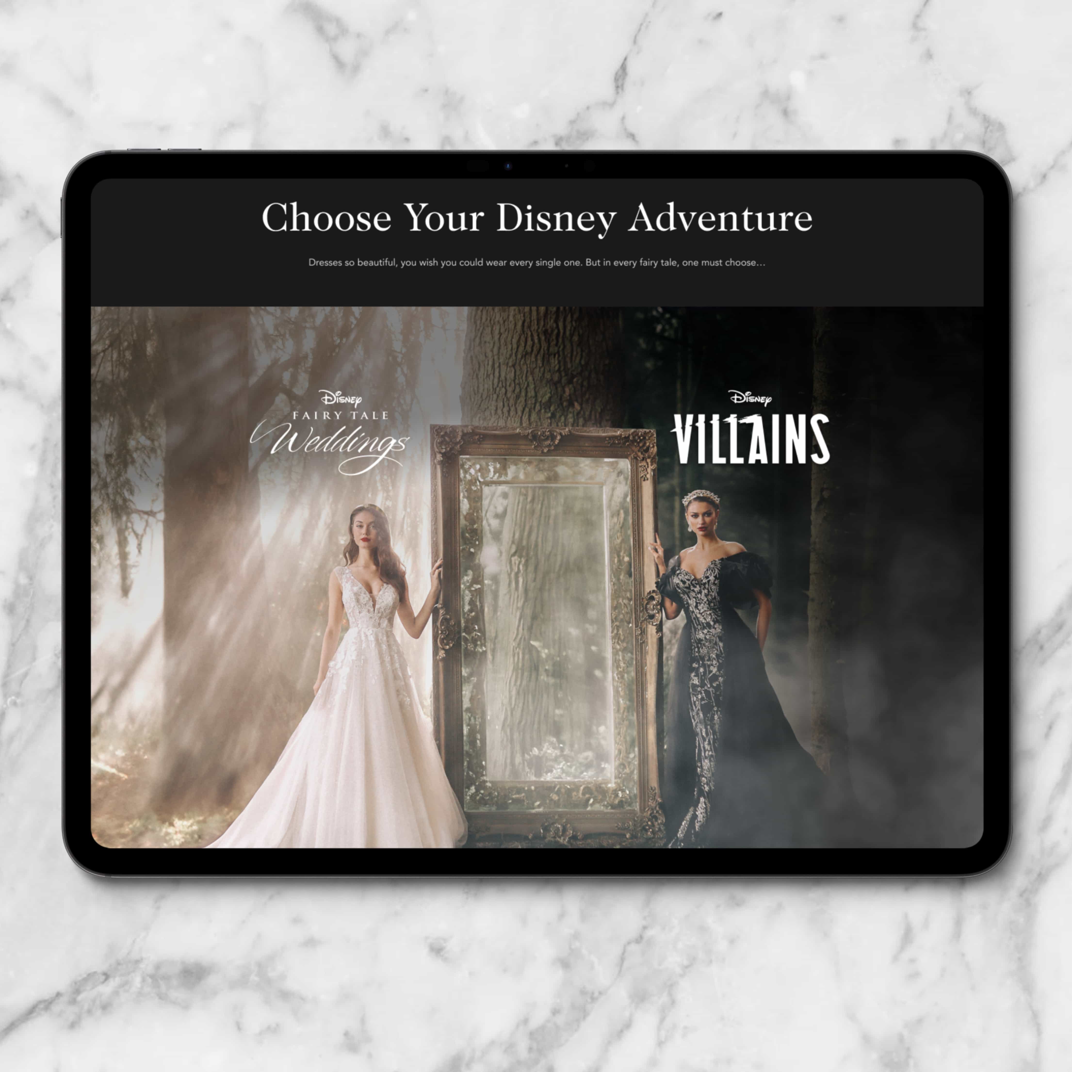 Allure Bridal x Disney - Website Development