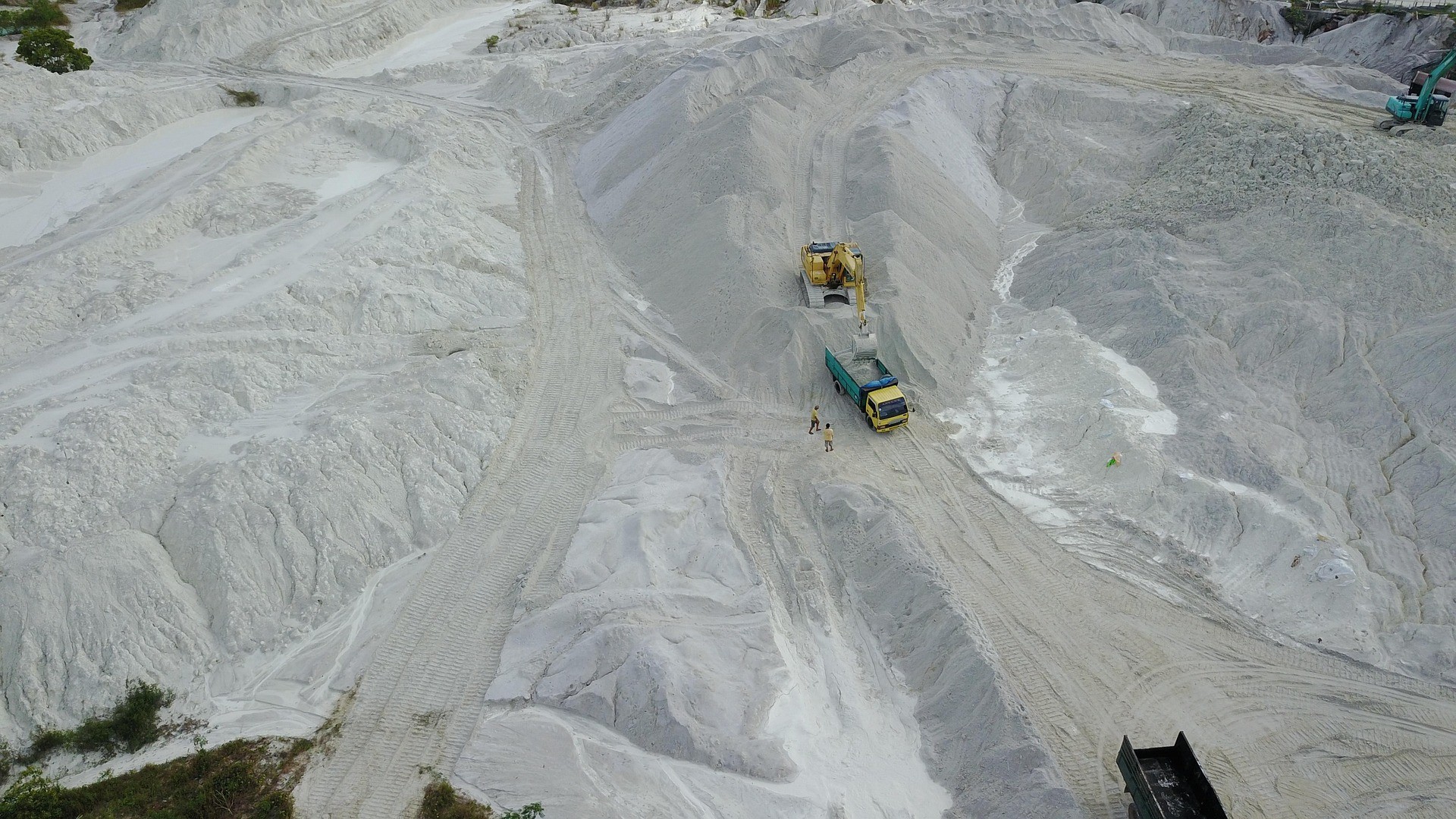 carrière de minéraux