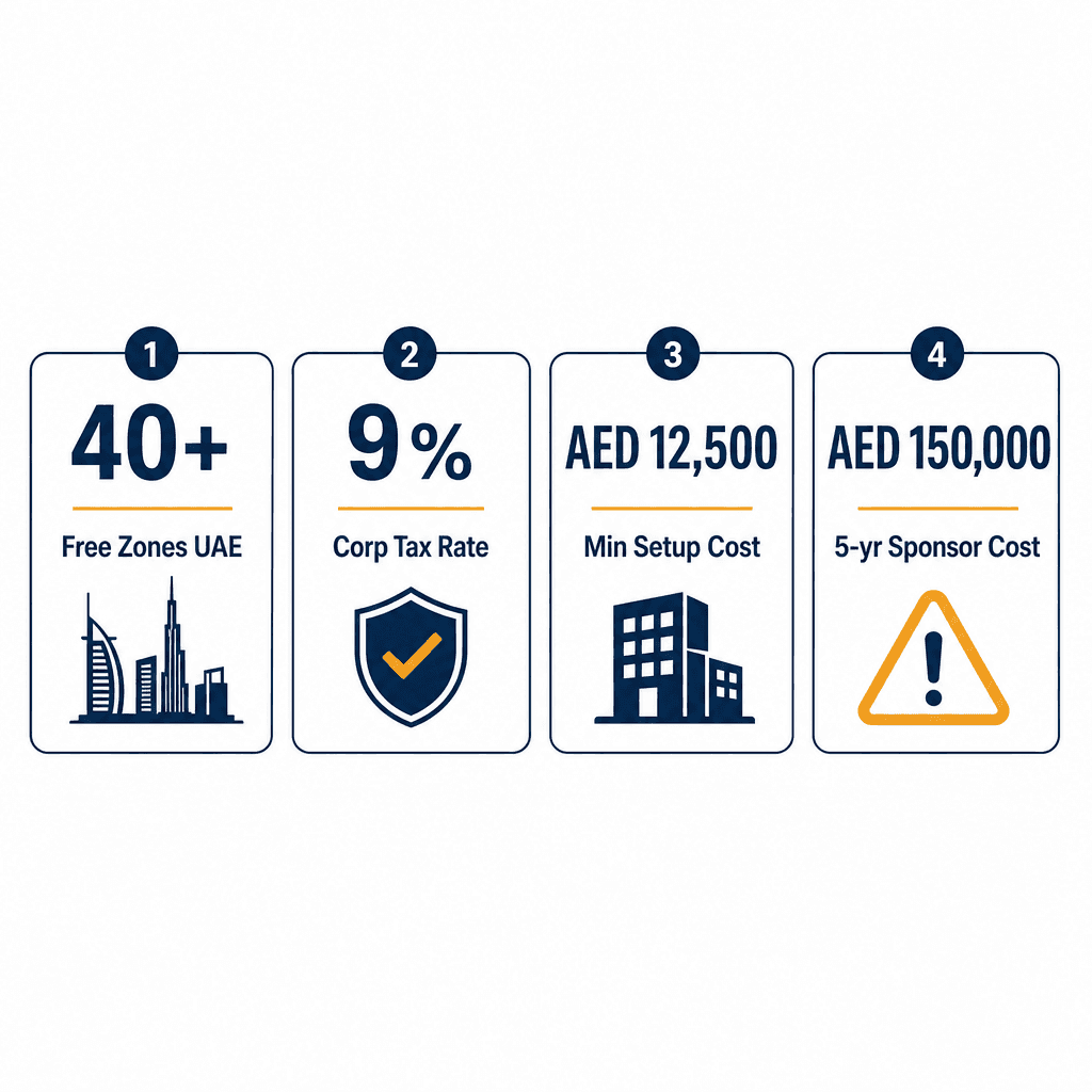 Infographic: How to Avoid a Local Sponsor for Your Dubai Business Setup