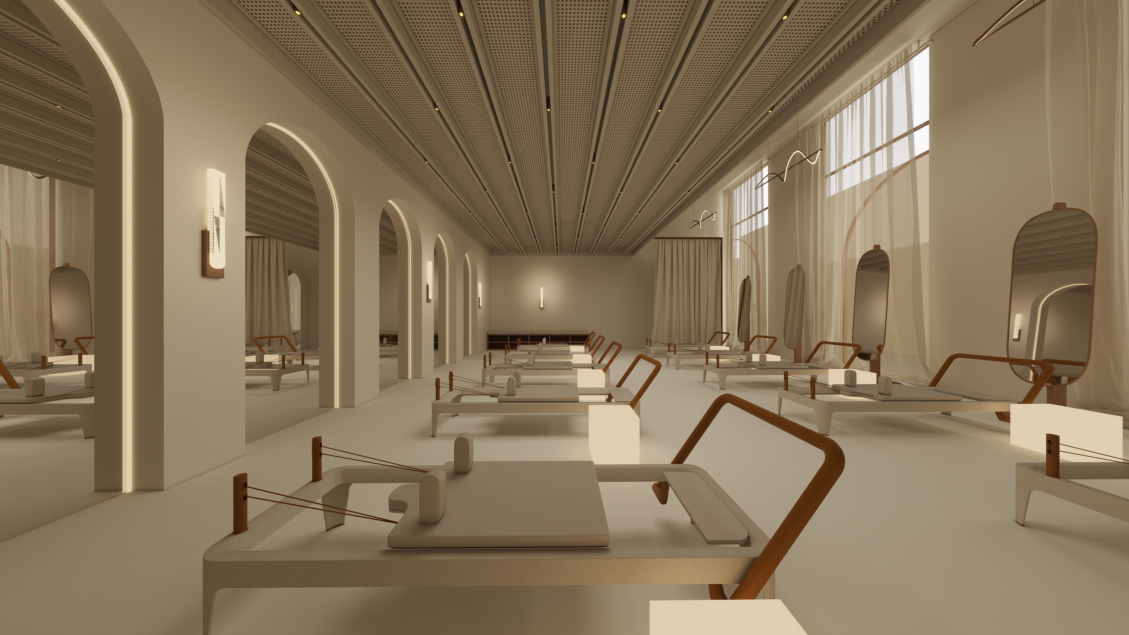 Ontwerp reformer pilates