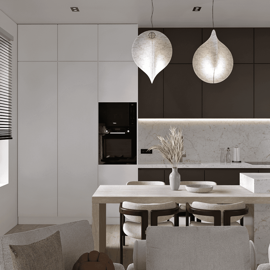 Deep Mocha open plan